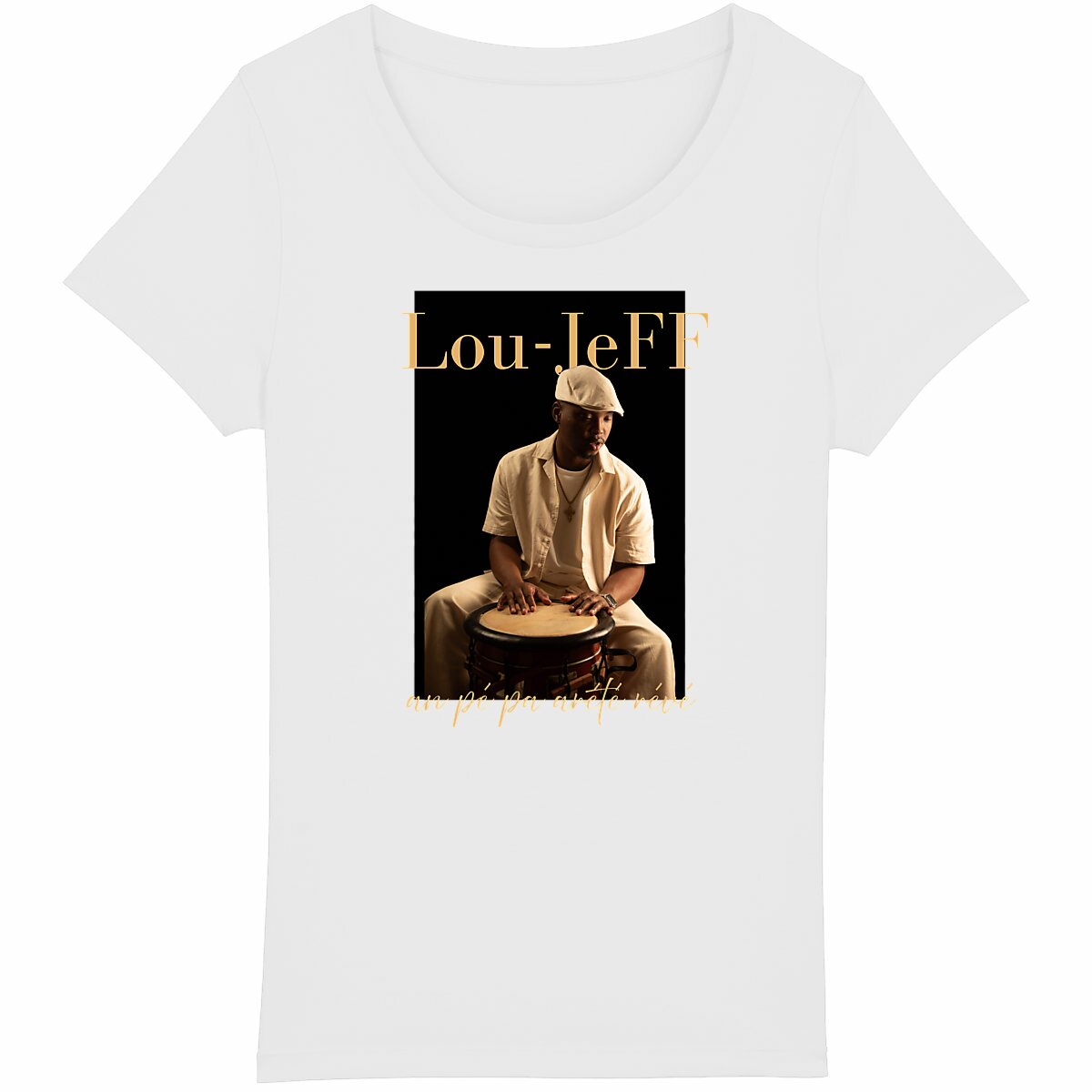 An pé pa arété révé ( t-shirt femme )  - face_blanc
