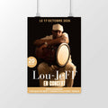 Poster concert Lou-JeFF  - portrait